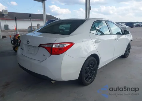 2016 Toyota Corolla Le from USA, damaged, VIN 2T1BURHE8GC544179